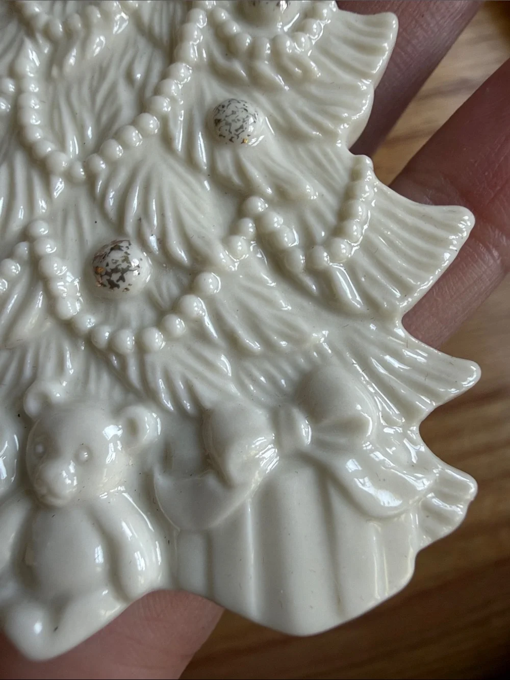 Lenox Porcelain Christmas Tree with Presents Ornament new in box